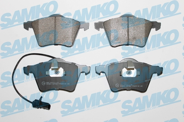Brake Pad Set, disc brake (5SP982)