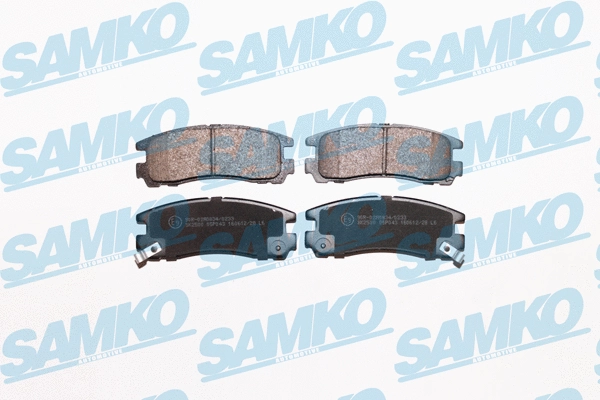 Brake Pad Set, disc brake (5SP043)