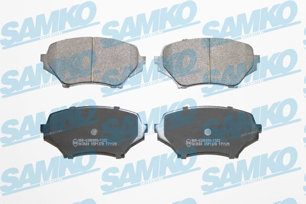 Brake Pad Set, disc brake (5SP1378)