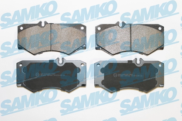 Brake Pad Set, disc brake (5SP408)