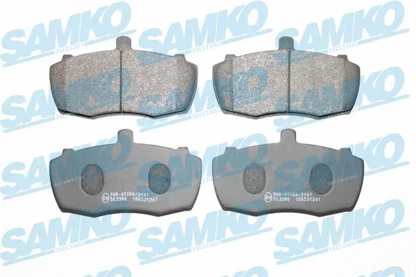 Brake Pad Set, disc brake (5SP261)