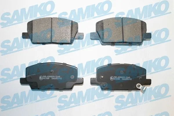 Brake Pad Set, disc brake (5SP2115)