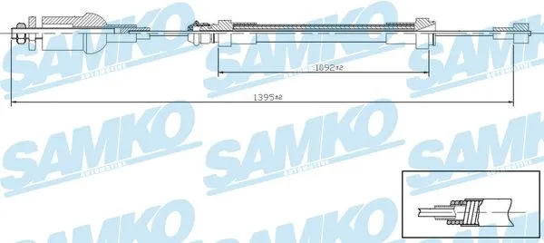 Cable Pull, clutch control (C0237C)