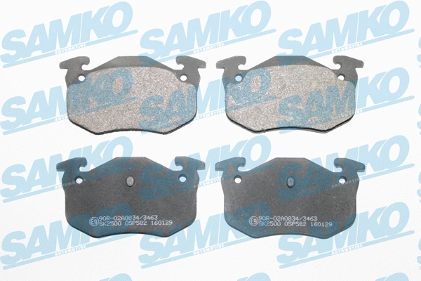 Brake Pad Set, disc brake (5SP582)