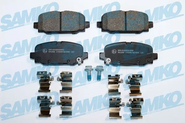 Brake Pad Set, disc brake (5SP2183K)