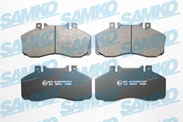 Brake Pad Set, disc brake (5SP474)