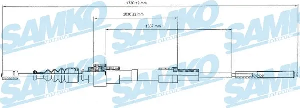Cable Pull, parking brake (C0956B)