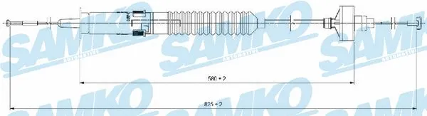Cable Pull, clutch control (C0266C)