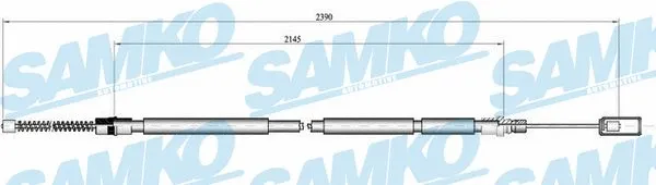 Cable Pull, parking brake (C0103B)