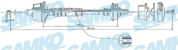 Cable Pull, clutch control (C0536C)