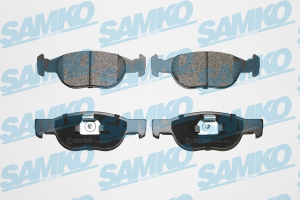 Brake Pad Set, disc brake (5SP687)