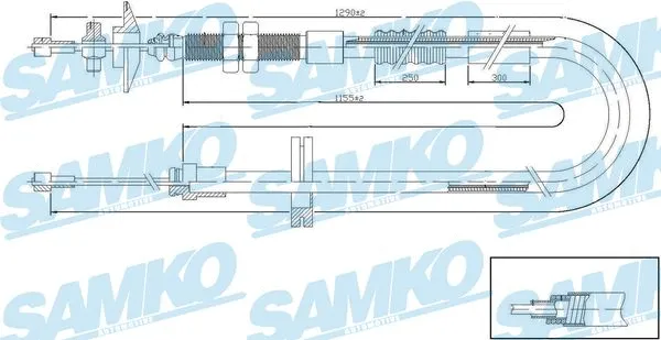 Cable Pull, clutch control (C0194C)