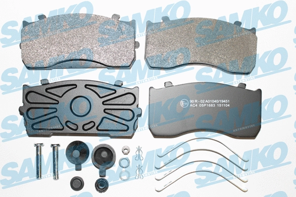 Brake Pad Set, disc brake (5SP1683K)