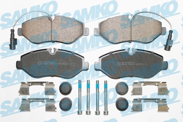 Brake Pad Set, disc brake (5SP1669)
