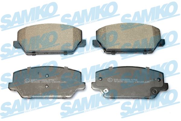 Brake Pad Set, disc brake (5SP2165)