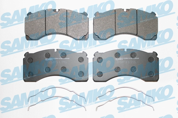 Brake Pad Set, disc brake (5SP1175)
