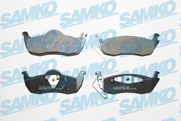 Brake Pad Set, disc brake (5SP1405)