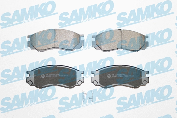 Brake Pad Set, disc brake (5SP686)