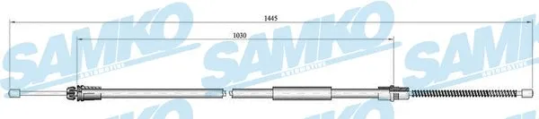 Cable Pull, parking brake (C0752B)
