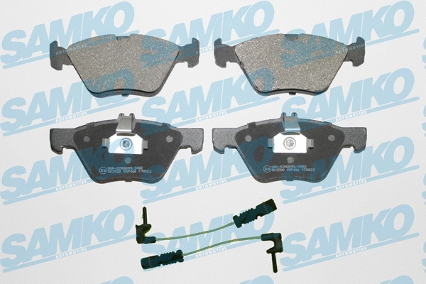 Brake Pad Set, disc brake (5SP406A)