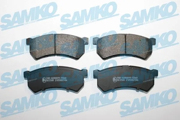 Brake Pad Set, disc brake (5SP2186)