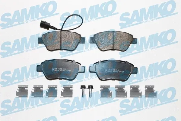 Brake Pad Set, disc brake (5SP763K)