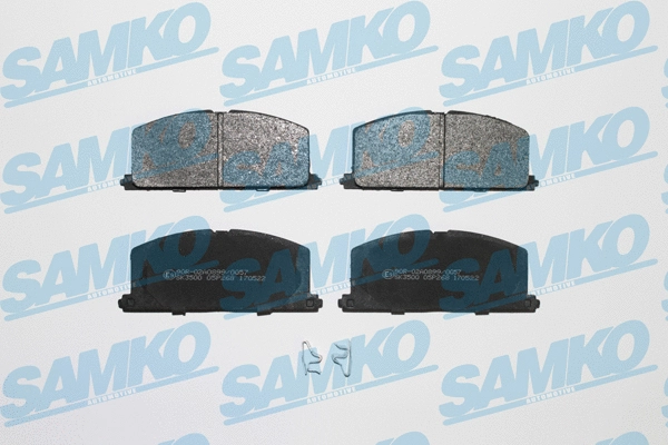 Brake Pad Set, disc brake (5SP268)