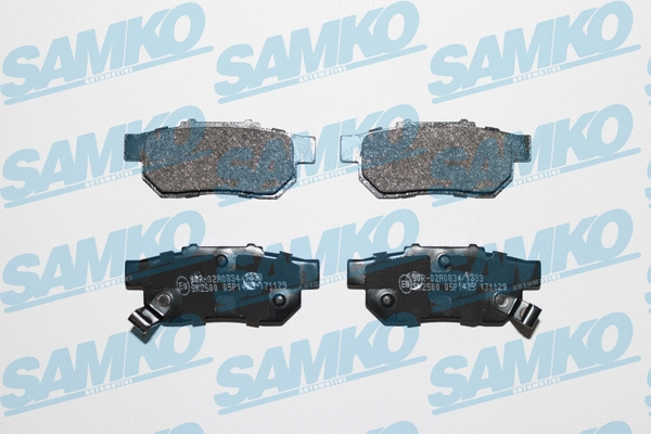 Brake Pad Set, disc brake (5SP1425)
