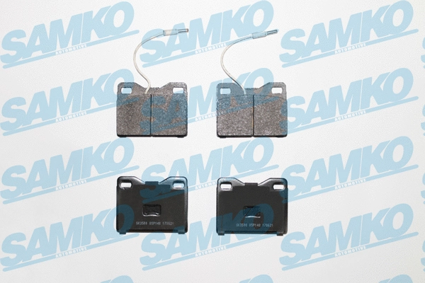Brake Pad Set, disc brake (5SP148)