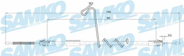 Cable Pull, parking brake (C0292B)