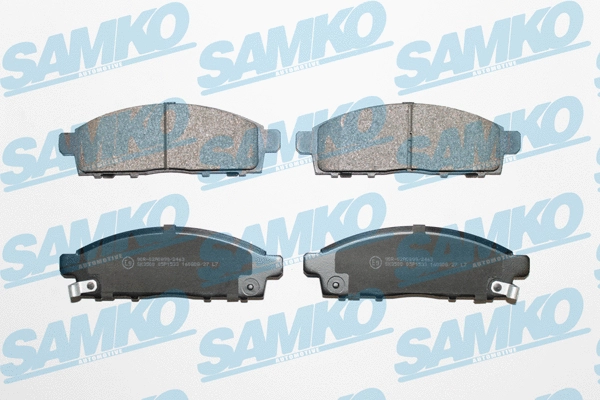 Brake Pad Set, disc brake (5SP1533)