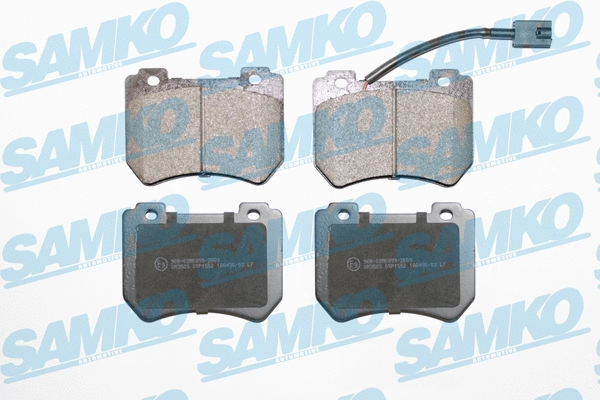 Brake Pad Set, disc brake (5SP1552)