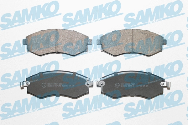 Brake Pad Set, disc brake (5SP640)