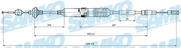 Cable Pull, clutch control (C0135C)