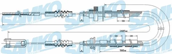 Cable Pull, clutch control (C0433C)