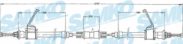 Cable Pull, parking brake (C0299B)