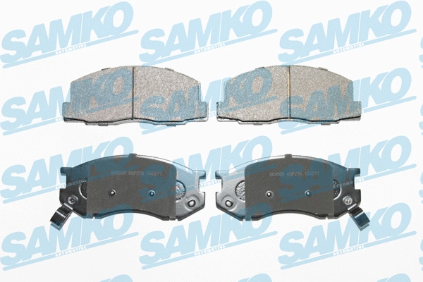 Brake Pad Set, disc brake (5SP270)