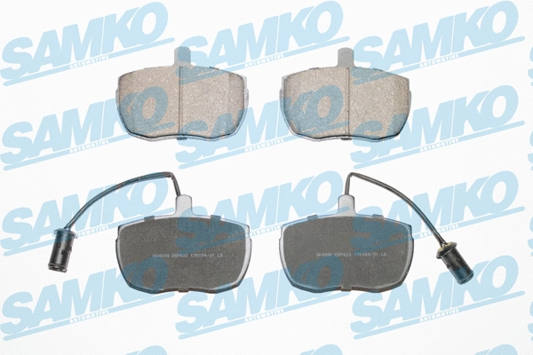 Brake Pad Set, disc brake (5SP433)