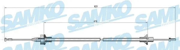 Cable Pull, clutch control (C0078C)