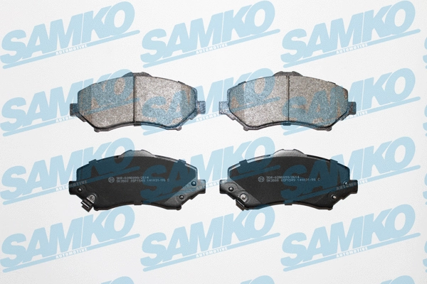 Brake Pad Set, disc brake (5SP1549)