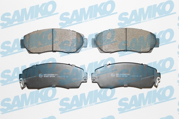 Brake Pad Set, disc brake (5SP1634)