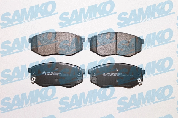 Brake Pad Set, disc brake (5SP1757)