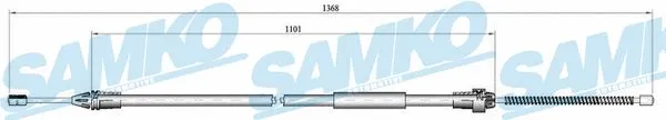 Cable Pull, parking brake (C0681B)