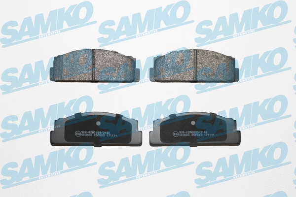 Brake Pad Set, disc brake (5SP003)