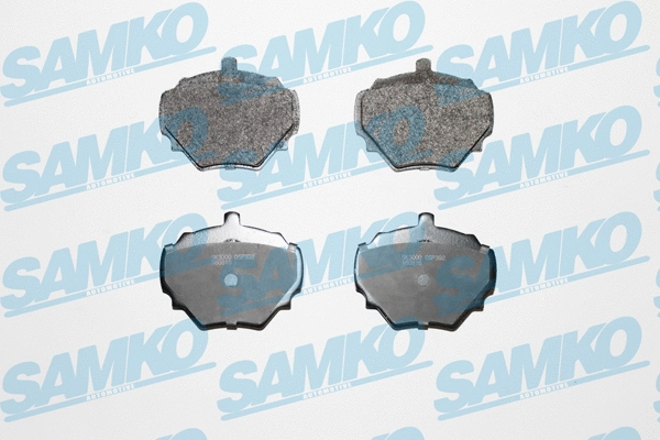 Brake Pad Set, disc brake (5SP392)