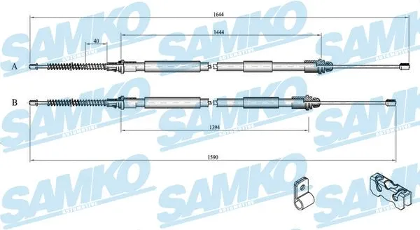 Cable Pull, parking brake (C0269B)