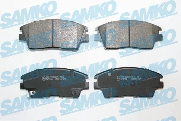 Brake Pad Set, disc brake (5SP2052)