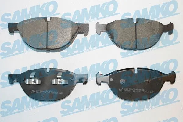 Brake Pad Set, disc brake (5SP1518)