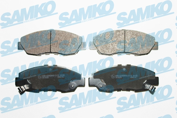 Brake Pad Set, disc brake (5SP566)