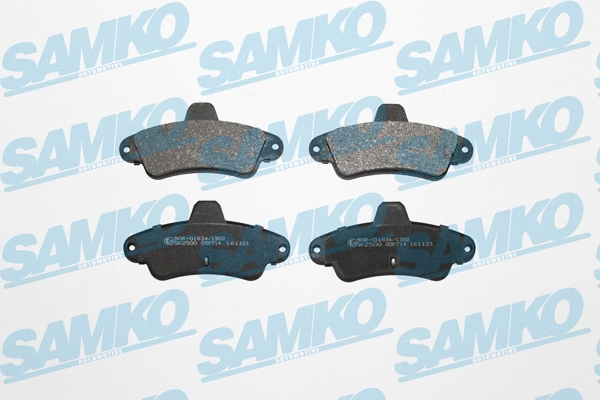 Brake Pad Set, disc brake (5SP714)